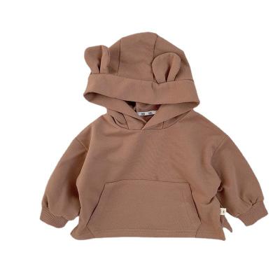 China Breathable Thick Warm Boys Girls Pullover Oversized Kids Wholesale Hoodies Cotton Baby Casual Hoodies And Sweatshirts for sale