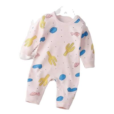 China Fashion\comfortable\durable Long Sleeve Baby Rompers Newborn, 100% Cotton Baby Clothes Romper With Button for sale