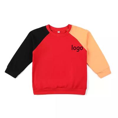 China Anti-Shrink Wholesale Good Price Crewneck Sweatshirt 100% Cotton Plain Custom Children Sports Boys Hoodies for sale