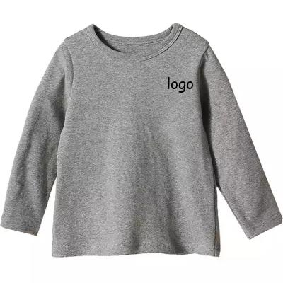 China Anti-Shrink 2022 Girls Shirts Kid Clothing long Sleeve Cotton tops Children kids Clothing Casual T-shirts white t-shirt for kids boys for sale