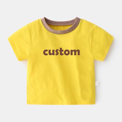 China Breathable Wholesale China Manufacturer Kids Shirt Boys And Girls Blank T Shirts Wear Custom Design Printed Kids T Shirt for sale