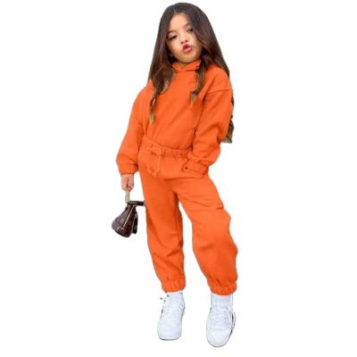 China Windproof 2022 Top sell kids clothing sets comfortable tracksuit kids boys 2 pieces set Baby Girls Clothing Sets Clothes for sale