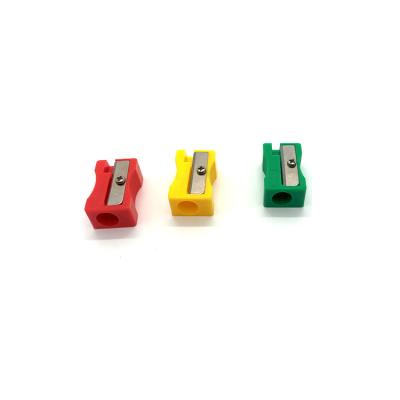 China Simple Custom Logo Kids Pencil Sharpener Cute Normal Size Mini Pencil Sharpener Custom Pencil Sharpener for sale