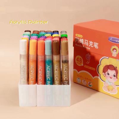 China Hot Paint Colors Art Markers Watercolor Brush Marker Pen Office 2022 Sale Promotional Marker Pen for sale