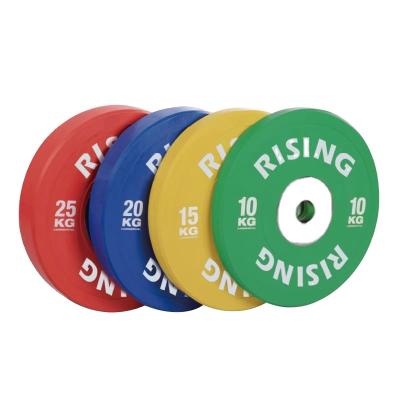 China Novelty Style Color Rubber Dish Rubber Dish Competition Durable Bumper Plate Weightlifting for sale