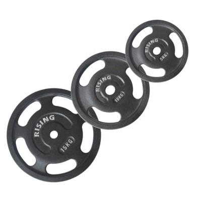 China Eco - Friendly 1 Inch 45lb 20kg PU Steel Cast Iron Weight Plates for sale