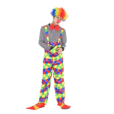 China Hot Funny Carnival Party Kids Cosplay Halloween Costumes Cotton Sale Dress Suits Clown Costume for sale