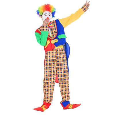 China Funny Clown Carnival Party Cotton Costume Kids Cosplay Costumes Clown Costume Cartoon Suit for sale