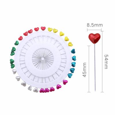 China Sewing Tool 54mm Accessories Shapes Quilting Pin Flower Shape Colorful For Sewing Needle for sale