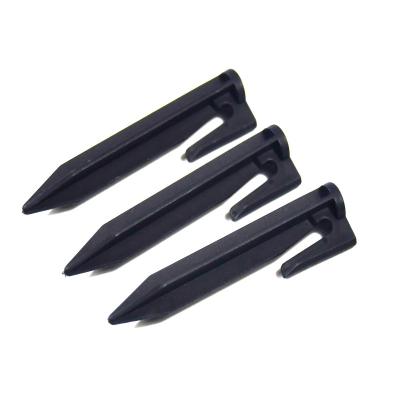 China High Quality Cheap Durable Shock Resistance Elasticity Flat 8.5 Cm Nylon Plastic Grass Nails for sale