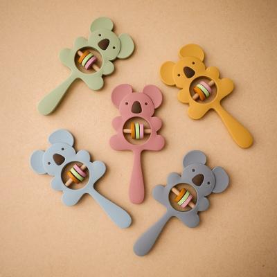 China Non-toxic Fast Delivery BPA Free Bear Teether Sensory Toys Teething Soft Silicone Baby Toy Teether for sale