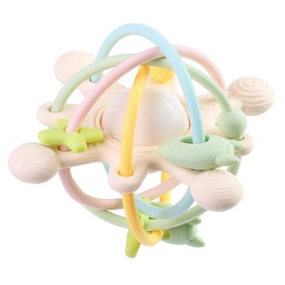 China Non-toxic OEM Manufacturer Silicone Baby Teethers Rubber Toy Chewable Teething Toys Silicone Baby Teether for sale