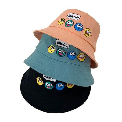 China High Quality Picture Kids Summer Bucket Hat Kids Baby Colorful Cotton Printed Sun Hat Customized Kids Hats Caps for sale