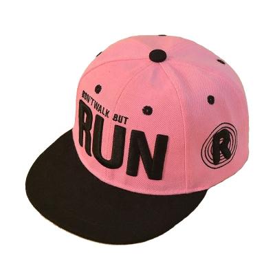 China Picture Kids Hats Covers Custom Hat Sun Hat Boy Girl Letters Embroidery Hip Hop Flat Brim Baseball Snapback Kids Hats 3D Embroidered for sale