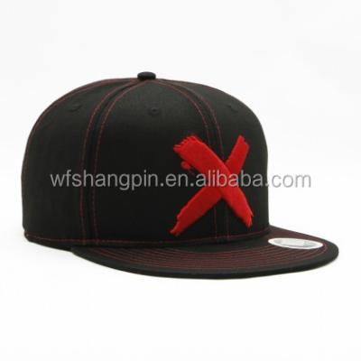 China JOINT Hot Sale Flat Bill Snap Back Hat OEM 3D Embroidered Custom Snapback Hat for sale