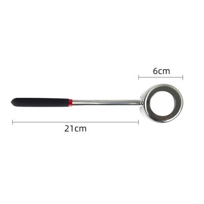 China Amazon Hot-selling 304 Stainless Steel Sustainable Coconut Opener Fruit And Vegetable Tools With Rubber Handle for sale