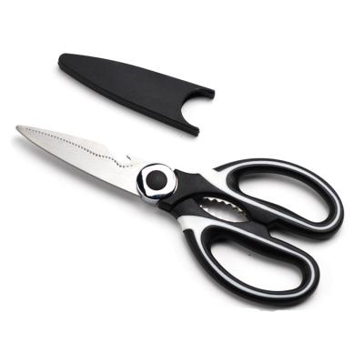 China Multifunctional Kithchen Scissors Kitchen Shears Stainless Steel Scissors for Chicken Poultry Fish Meat Vegetable Herbs for sale