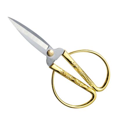 China Cloth /Sewing Shears Gold Handle Scissor Cutting Fabric for sale