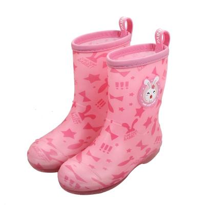 China Wholesale anti-smell children PVC rain boots girlsboys non-slip waterproof cartoon anti-smell unisex safety children keep warm snow boot for sale