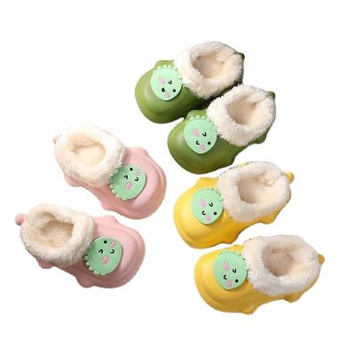 China Wholesale Breathable Indoor Unisex Shoes Kids Winter Cotton Slippers Baby Home Slippers Clogs Slippers Kids Winter Keep Warm Fur Shoes for sale