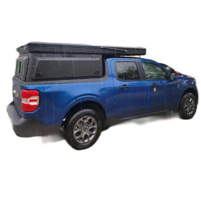 China Aluminium legering Ford Maverick 2022 Bed Liner Cover met All Black Truck Bed Camper Canopy Te koop