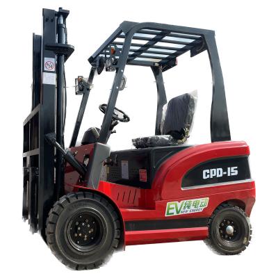 China Hotels Wholesale of high-quality Chinese electric forklifts with 1.5 tons, 2 tons, and 3 tons of lithium batteries with AC motors for sale