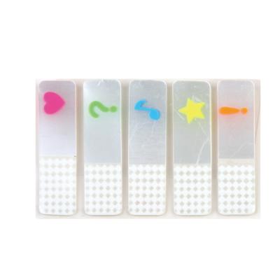 China Quality Self Adhesive Super Top Selling New Index Stickers Fluorescent Symbol Index Stickers For Sale for sale