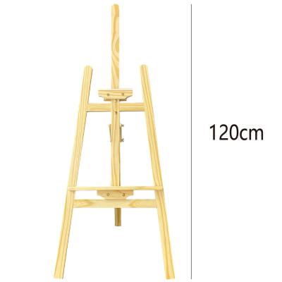 China Eco-Friendly Wooden Paint Easel Artist Sketch Portable Folding Display Easel Durable Kids Painting Easel for sale