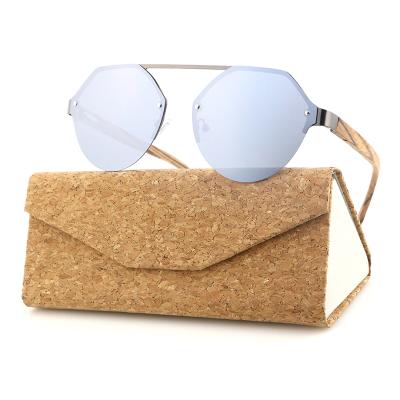 China Trendy Fashion Round Metal Frames Sunglasses Polygon Metal Sunglasses Bulk Wooden Sunglasses for sale