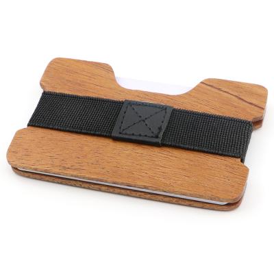 China Unisex Wooden Wallet Customized Wallet Card Holder Card Holder and Money Holder for sale