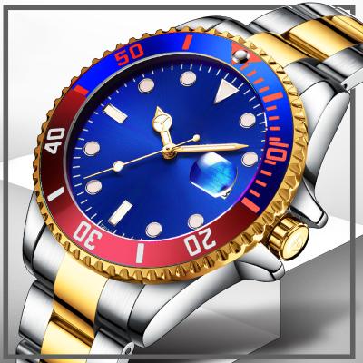 China Automatic Date Wristwatch Mens Stainless Steel Watch Stainless Steel Minimalist Watch for sale