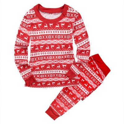 China PATTERN Striped Matching Pajamas Holiday Ready Breathable Cotton Pajamas Running Red Set Family Christmas Pajamas for sale