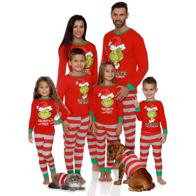 China Breathable Christmas Family Christmas Pajamas Set Toddler Kids Sleepwear Pajamas Matching Pajamas For Family 2021 Gift for sale