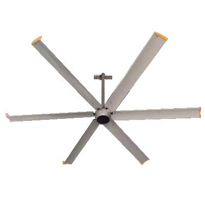 China Hotel Air Cooling Fan Energy Saving Industrial Ceiling Fans Large Air Volume HVLS Fans 24ft For Factory for sale