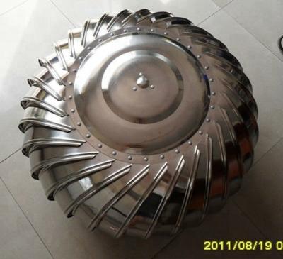 China Stainless Steel 500mm Non Power Turbine Fan Blower for sale