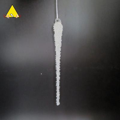 China Home decoration clear glass ice cube with sand for sale