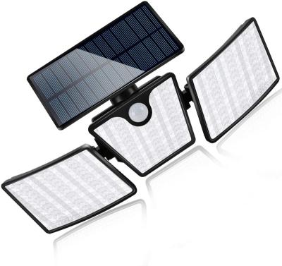 China very shiny & 360Â ° Rotatable Spotlights Modern Outdoor Wall Mounted Light Fixture Garden Street Wall Led Solar Smart Outdoor Lights for sale