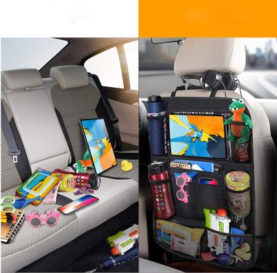 China widely applicable & Waterproof Front Seat Car Seat Storage Bag Felt Car Organizer Pockets Car Holder Bag Organizer for sale