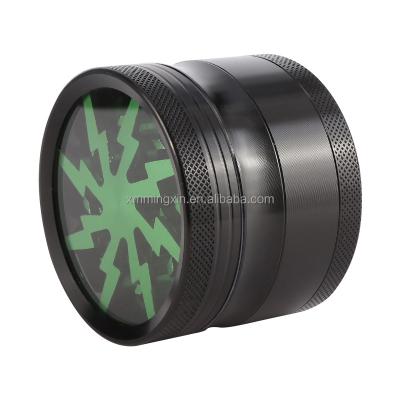 China Kitchen Factory Custom New Style CNC Herb Grinder 63mm Aluminum Alloy 4 Pieces for sale