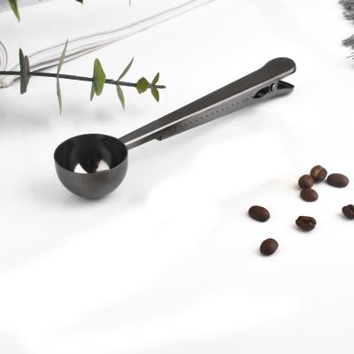 China Sustainable Stainless Steel Eco-Friendly Metal 2 Gauge Coffee In 1 Spoon And Metal Milk Powder Seal for sale