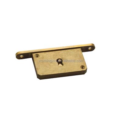 China Automation Custom Brass Lock Key With CNC Milling Factory Processing Brass CNC Machining Parts For Jewelry Box for sale