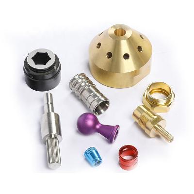 China Aluminum factory customize cnc parts cnc metai brass turning machining milling spare parts for sale