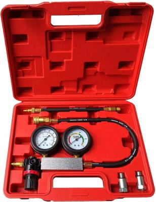 China Auto Testing Machine New Leak Down Tester Tu-21 Engine Cylinder Leak Tester Leakage Detector Engine Compression Tester Gauges Set for sale