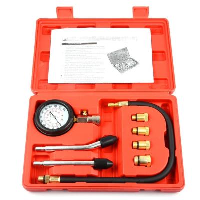 China Auto Repair Tools Engine Cylinder Compression Tester Kit Engine Pressure Tester For Petrol Engine for sale