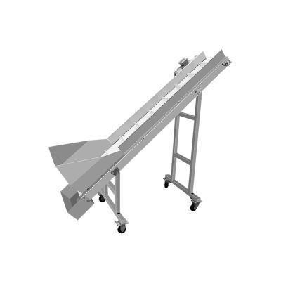 China Adjustable Inclined Cleated Belt Conveyor For Transporting Fruits And Vegetables for sale