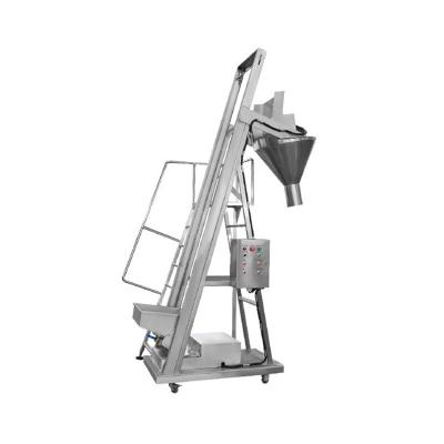 China carbon Stainless Steel Industrial Bucket Elevators With Storage Hopper For Packing Pickles for sale