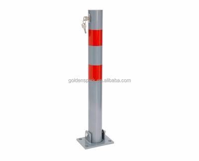 China Anti - Corrosion Collapsible SECURING POLE Park Place Fence Folding Post Bollards for sale