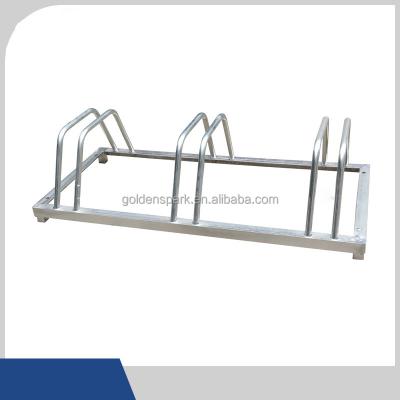 China Outdoor Used 3 Tier Floor Bike Stationary Bike Rack / Bike Parking Racks for sale