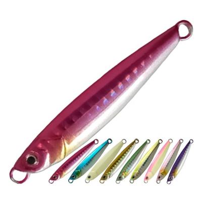 China Lead Alloy Rock Casting Glow Lead Spoons 10g 20g 30g 40g Slow Casting Jigs Fishing Lure Metal Jig for sale