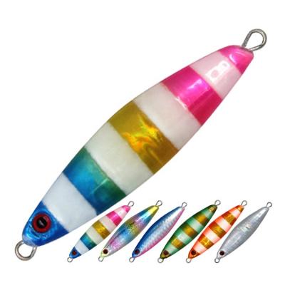 China Lead Alloy 30 Quick Fall 40g Lure Factory Wholesale Metal Jig Fishing Jig Lures for sale